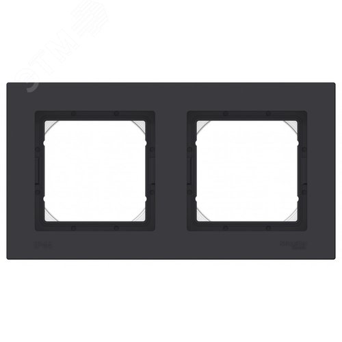 Рамка AtlasDesign ATN441002 2-ая карбон IP44