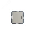 Выключатель GLOSSA GSL000213 1кл c подсв., бежевый