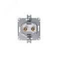 Аудиорозетка AtlasDesign ATN000387 2-ая алюминий