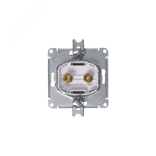 Аудиорозетка AtlasDesign ATN000387 2-ая алюминий