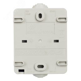 Выключатель IEK Форс 10А IP54 ВС20-1-1-ФСр сер. с подсветкой