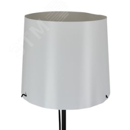 Торшер UNIEL UML-T510 Е27 60W  ЧЕРНЫЙ/БЕЛЫЙ