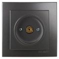 Розетка NILSON 24160429 TV 1мест. антрацит