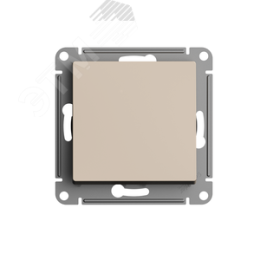 Переключатель AtlasDesign ATN001271 1кл,промеж, песочный, механизм