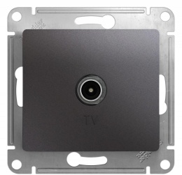 Розетка GLOSSA GSL001391 TV графит
