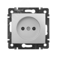 Legrand Valena 770116 Розетка 2К 16А алюм. 