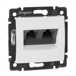 Legrand Valena 774231 Розетка белая RJ45 2-ая 5 кат 774231