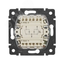 Legrand Valena 774428 выключатель 2кл с подсв. белый 