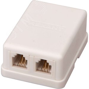 Телефонная розетка REXANT 2 6p-4c
