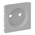 Legrand Valena-L 754972 накладка розетки 2к алюминий