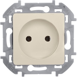 Розетка INSPIRIA 673711 2К 16А сл.кость