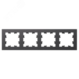 Рамка AtlasDesign ATN001404 4-ая базальт