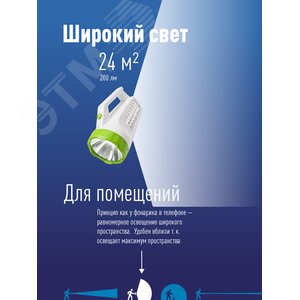 Фонарь Космос KOCAccu678Ex 3W 4v