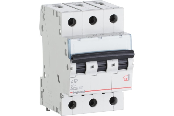 Авт.выкл. Legrand TX3 С6А 3П 6000 404053
