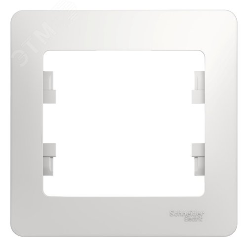 Рамка GLOSSA GSL000101 1пост белый