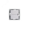 Выключатель GLOSSA GSL000153 2кл с подсв., белый