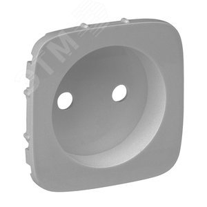 Legrand Valena-A 754977 накл.розетки 2к алюминий