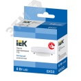 Лампа IEK LED8 8W 220V GX53 6500K