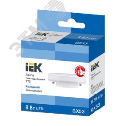 Лампа IEK LED8 8W 220V GX53 6500K