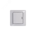 Выключатель GLOSSA GSL000113 1кл с подсв., белый
