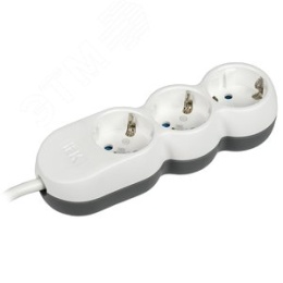 Удлинитель IEK UNO 3*3м c заземлением 