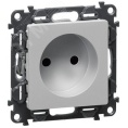 Legrand Valena-L 754972 накладка розетки 2к алюминий