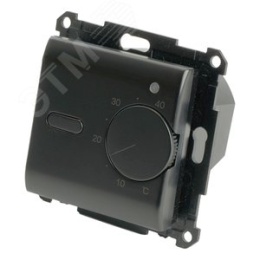 Терморегулятор STEKKER GLS00-7117-05 ЧЕРНЫЙ, д/т.пола 3500W серия КАТРИН