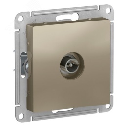 Розетка AtlasDesign ATN000593 TV, шампань, механизм