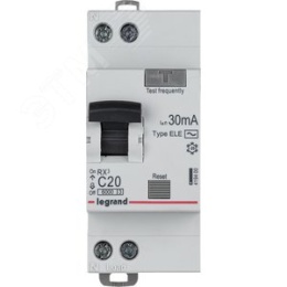 АВДТ RX3 1П+Н С20А 30МА-АС 419400 Legrand диф