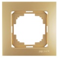 Рамка NILSON 24150091 СУ 1мест. золото