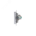 Розетка AtlasDesign ATN000383 RJ45, алюминий, механизм