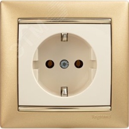 Legrand Valena 774320 Розетка 2к+3нем.ст. мех. сл.кость 