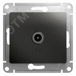 Розетка GLOSSA GSL000793 TV антрацит
