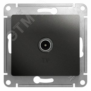 Розетка GLOSSA GSL000793 TV антрацит