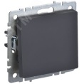 Выключатель IEK BRITE 1кл графит