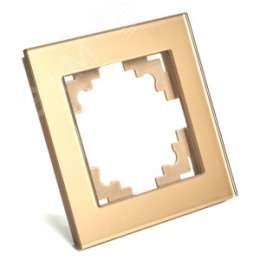 Рамка STEKKER GFR00-7001-08 1-я золото, серия КАТРИН