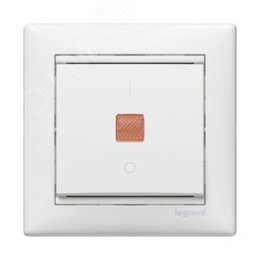 Legrand Valena 774410 выключатель 1кл с под. мех белый 