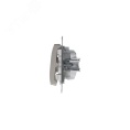Выключатель GLOSSA GSL001213 1кл с подсв., механизм, платина
