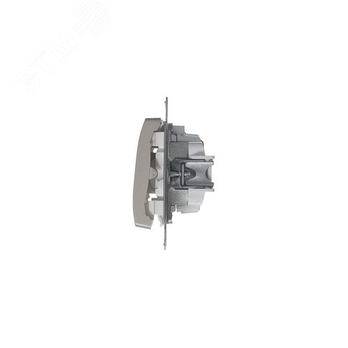 Выключатель GLOSSA GSL001213 1кл с подсв., механизм, платина