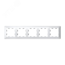 Рамка AtlasDesign AIR ATN220105 5-ая белый/дымчатый белый