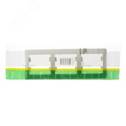 Рамка GLOSSA GSL000203 3пост бежевая