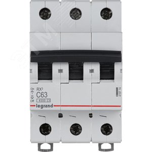 Авт.выкл. Legrand RX3 С63А 3П 6000 419714