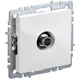 Розетка IEK BRITE TV белый