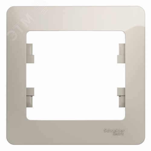 Рамка GLOSSA GSL000901 1пост молочный