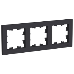 Рамка AtlasDesign ATN001003 3-ая карбон