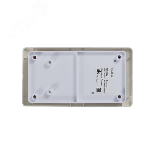 Блок GLOSSA GSL000272 розетка + 2кл выключатель бежевый