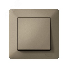 Рамка AtlasDesign AIR ATN220501 1-ая шампань/дымчатый черный