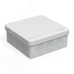Коробка ПРОМРУКАВ 60-0303 100*100*40 (серая) монт.пистолета
