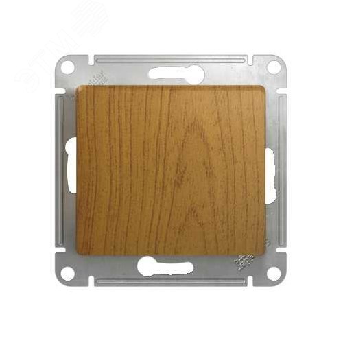 Выключатель GLOSSA GSL000511 1кл, механизм, дуб