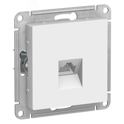 Розетка AtlasDesign ATN000183 RG45, белый, механизм